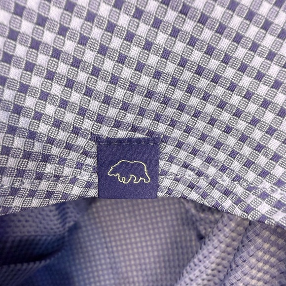 Onward Reserve Blue Gingham Drift Shirt with Short Sleeves - XL - Picture 4 of 10